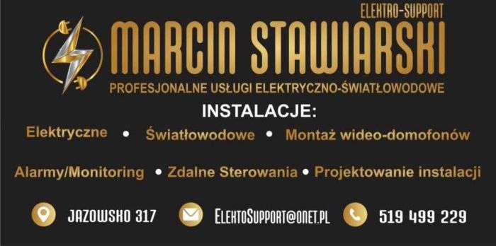 Elektro Support Marcin Stawiarski Elektro Support Marcin Stawiarski